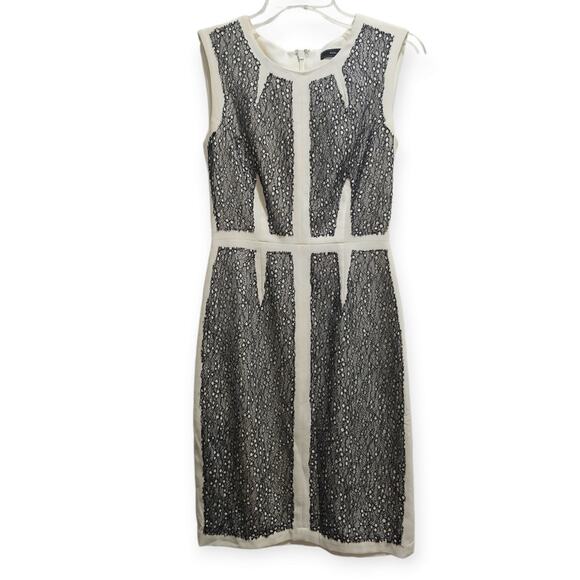 BCBG Max Azria Black and White Dress - Size 2 - Gently Worn - Picture 1 of 2